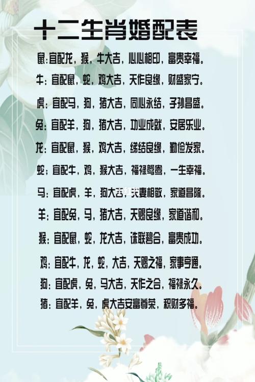 婚姻运属相 婚姻运属相