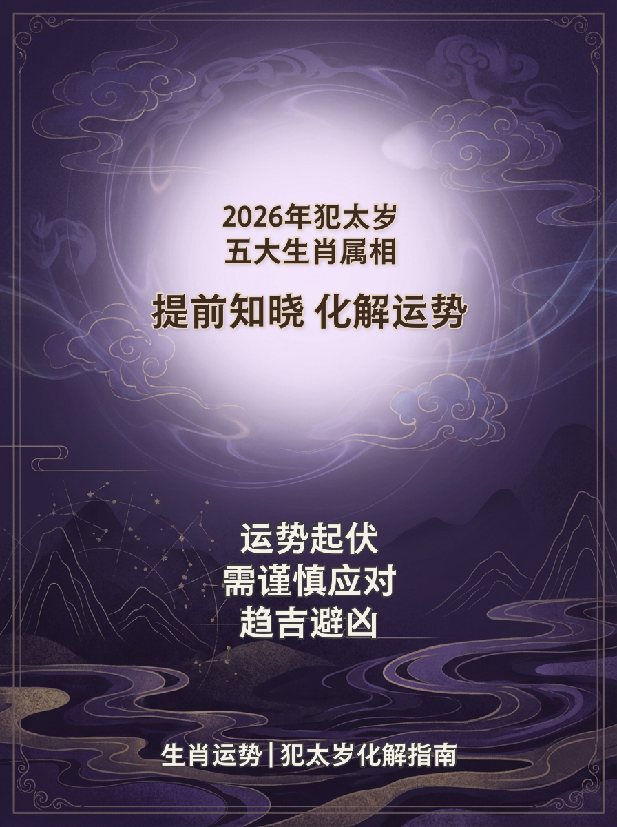 破太岁十二生肖