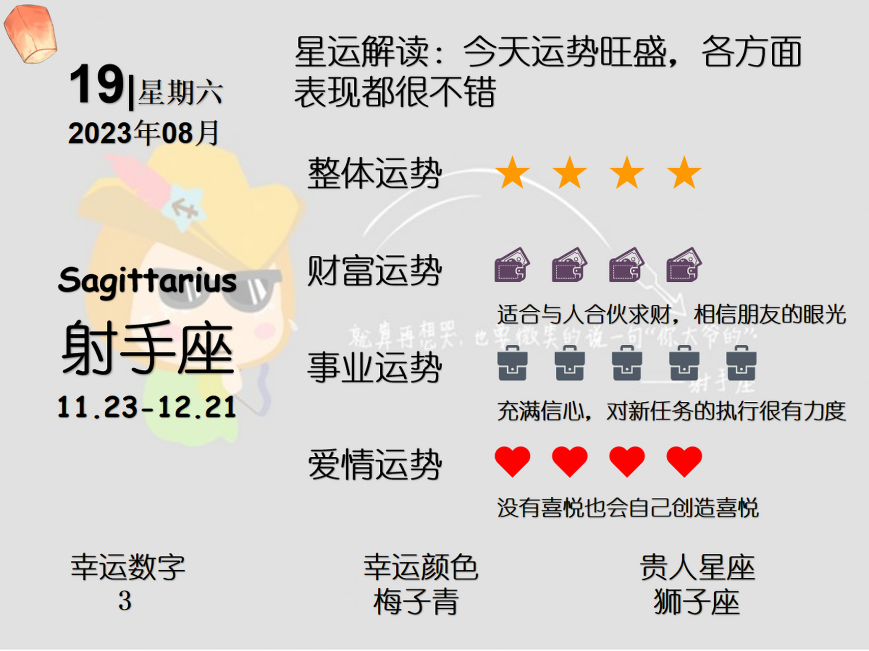 星座运势分享 星座运势分享