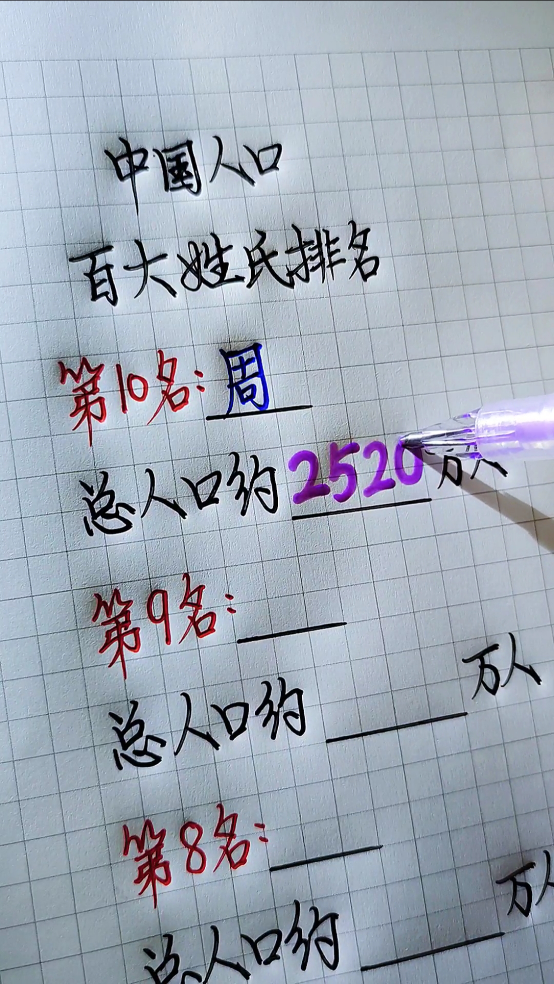 百大姓氏 百大姓氏