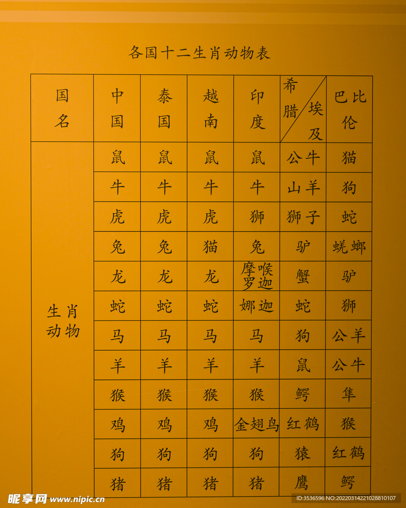 12生肖怎么读 12生肖怎么读