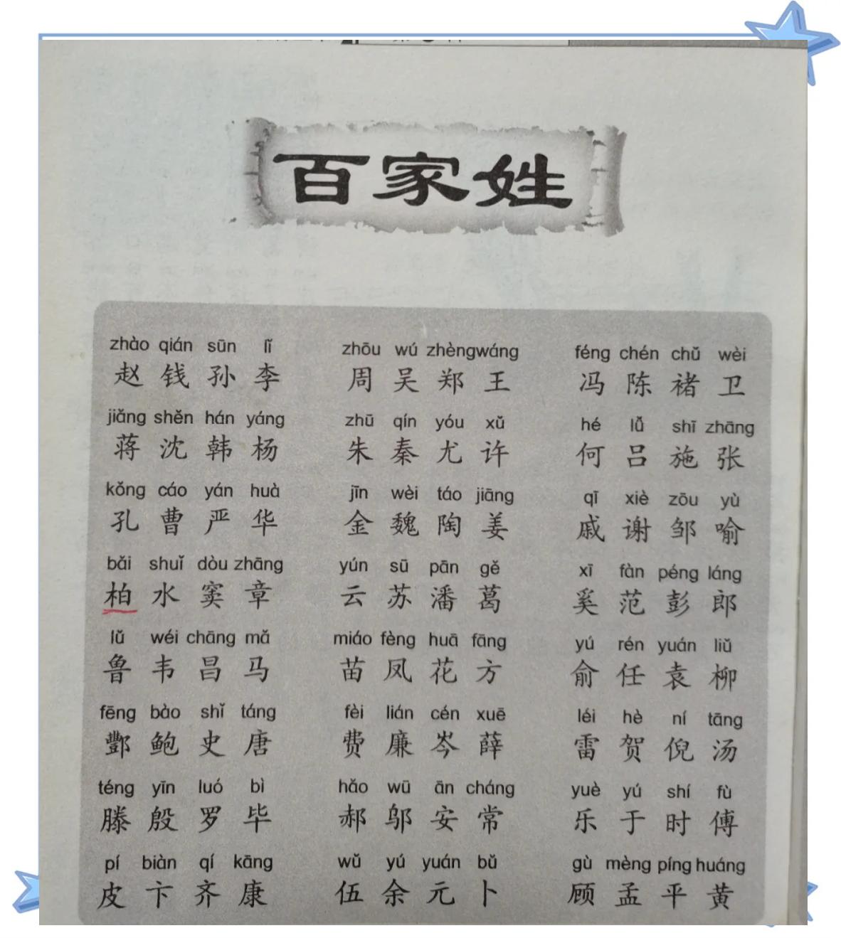 百家姓前十名是哪些