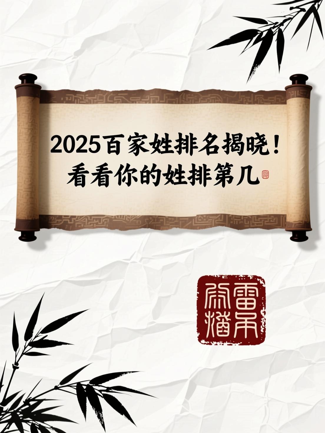 百家姓全部排列