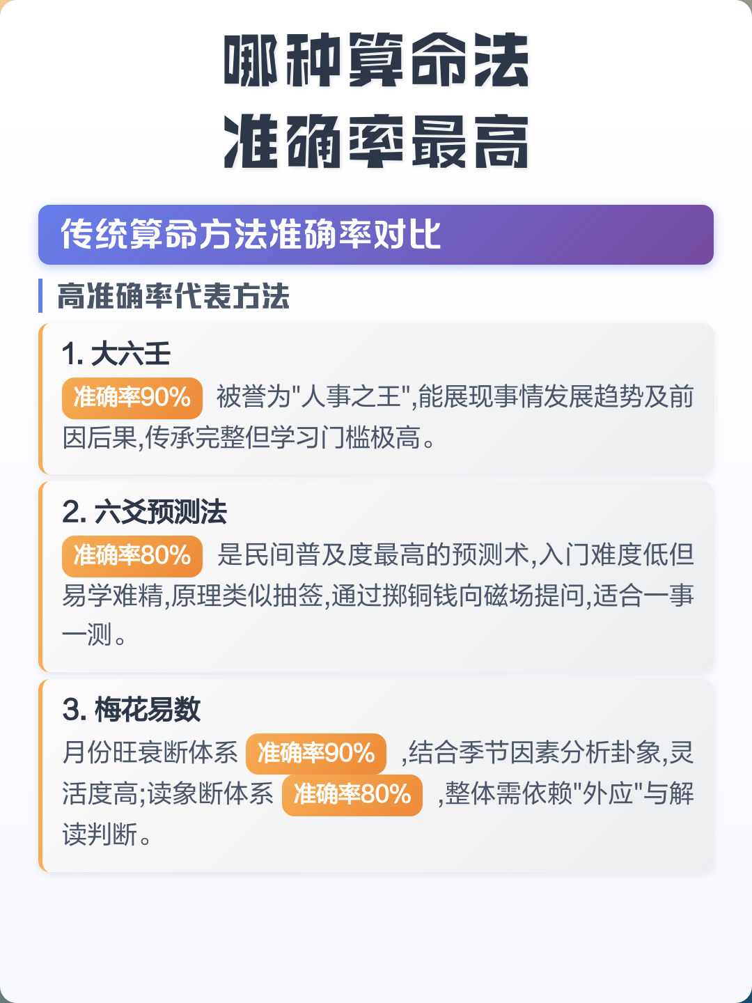 最准确的占卜方法是什么 最准确的占卜方法是什么