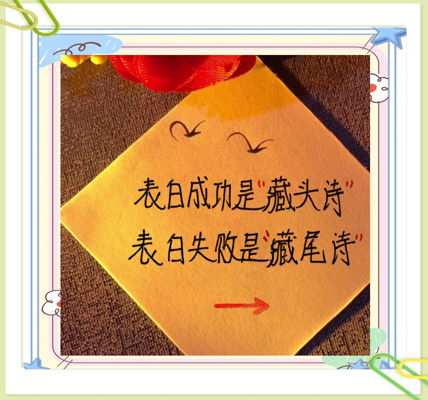 姓氏表白法