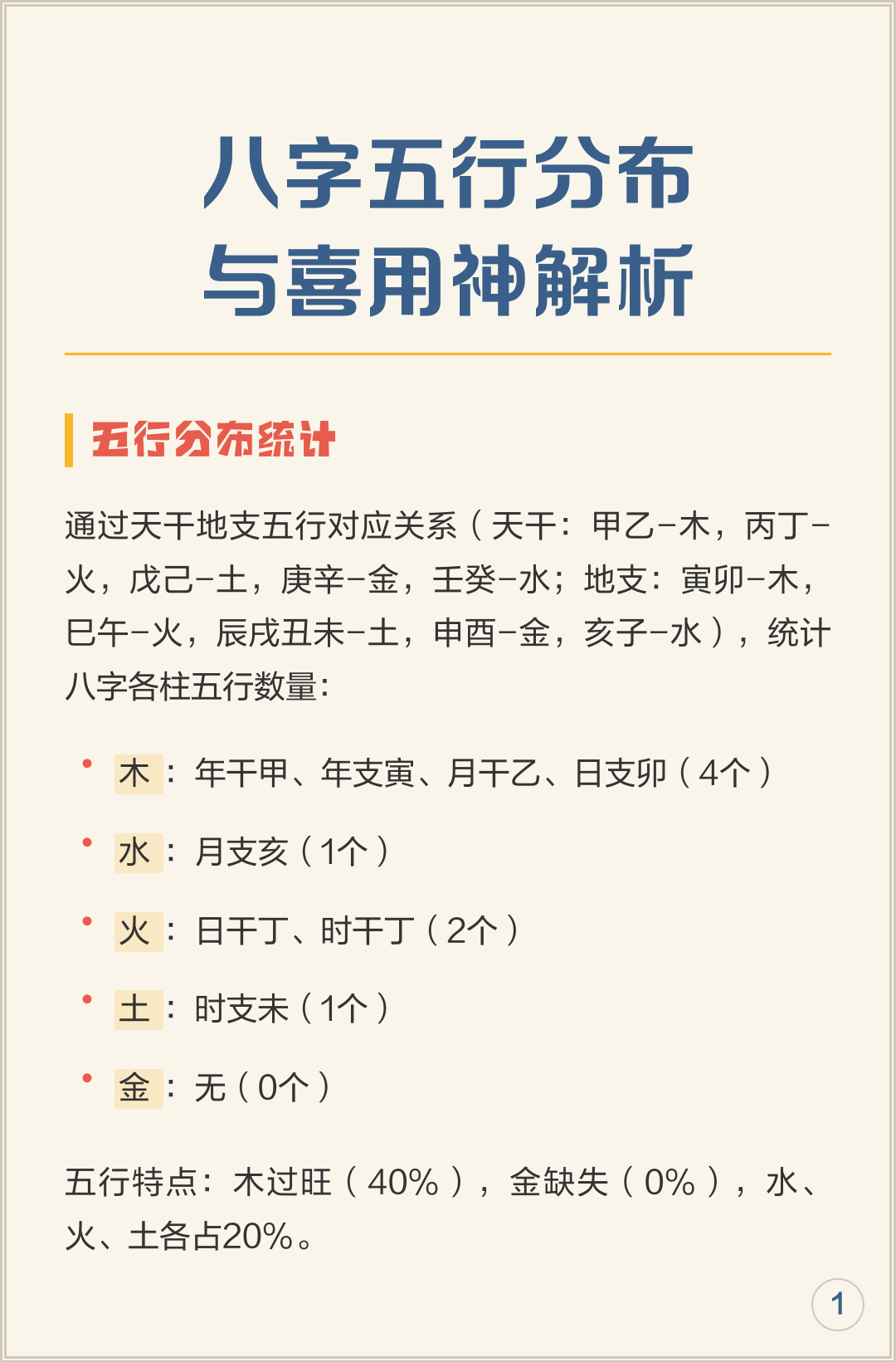 八字的喜用神怎么推算