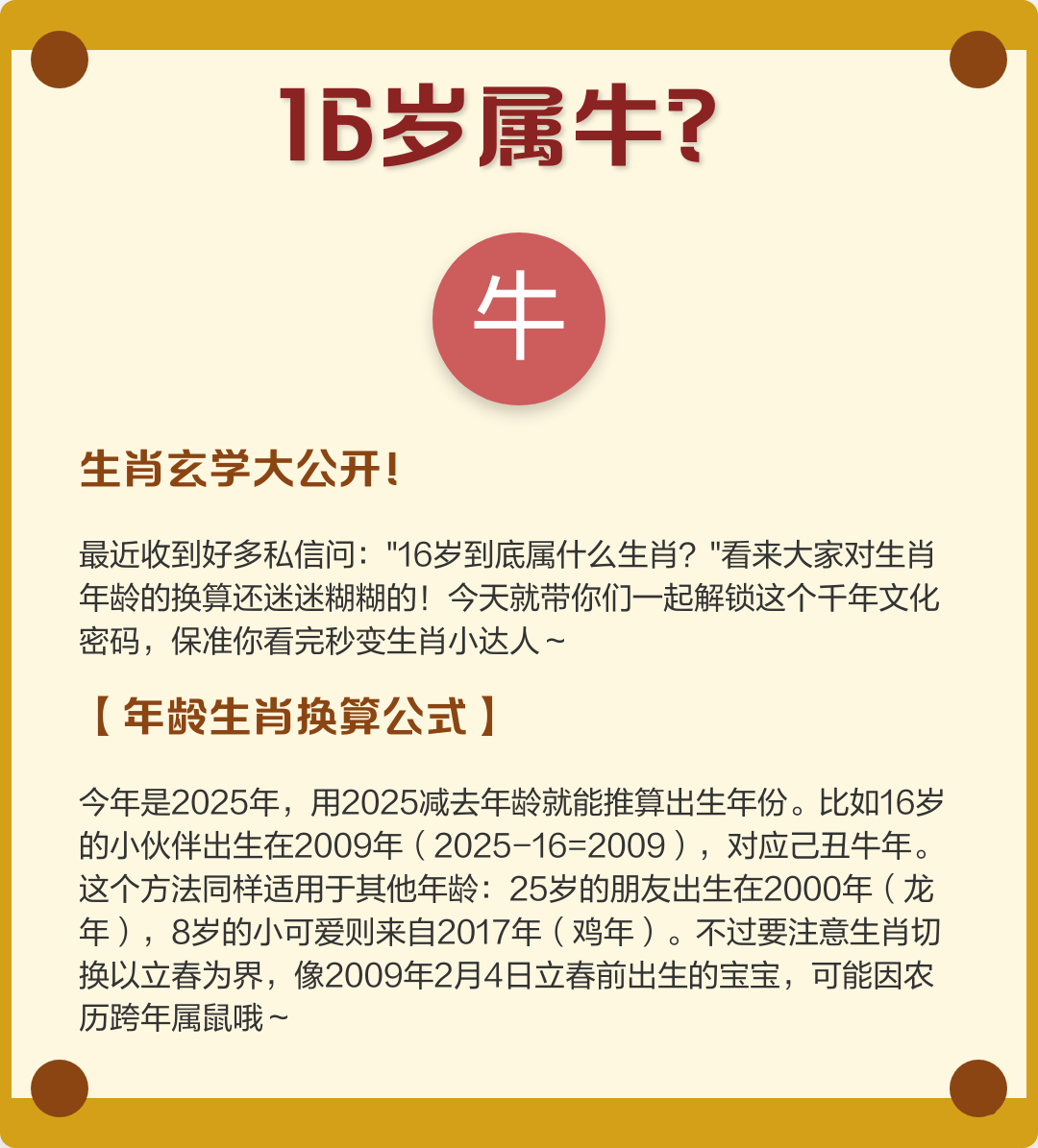 几岁生肖