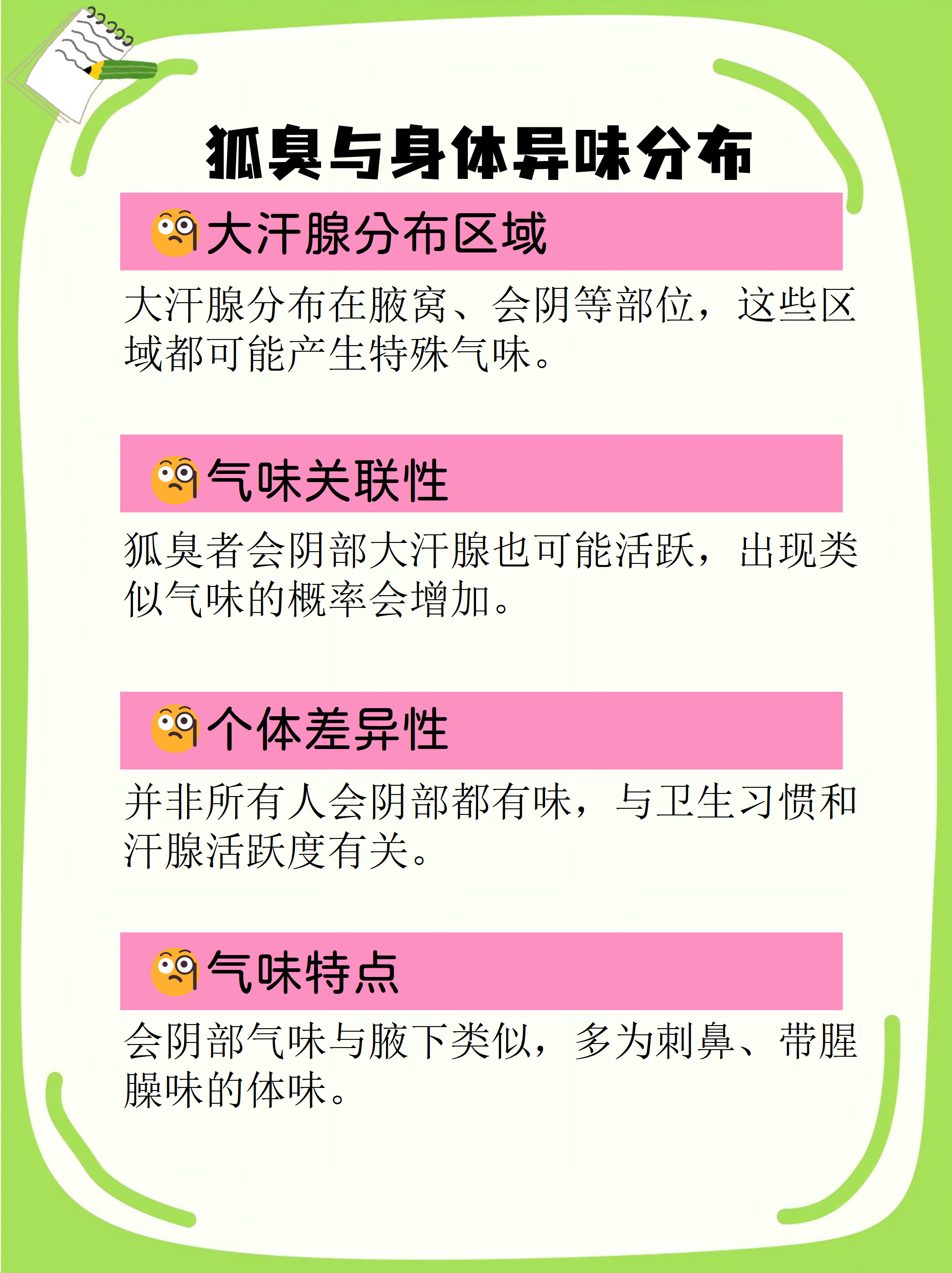 狐臭和正常人腋窝有区别吗