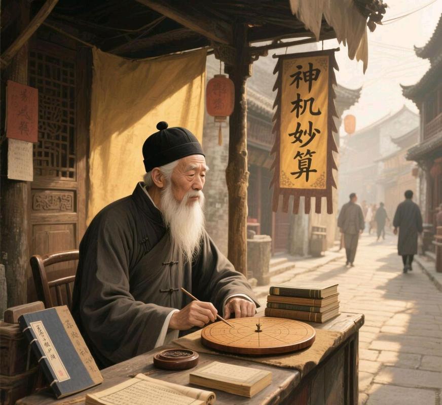 主角摆摊算卦的小说