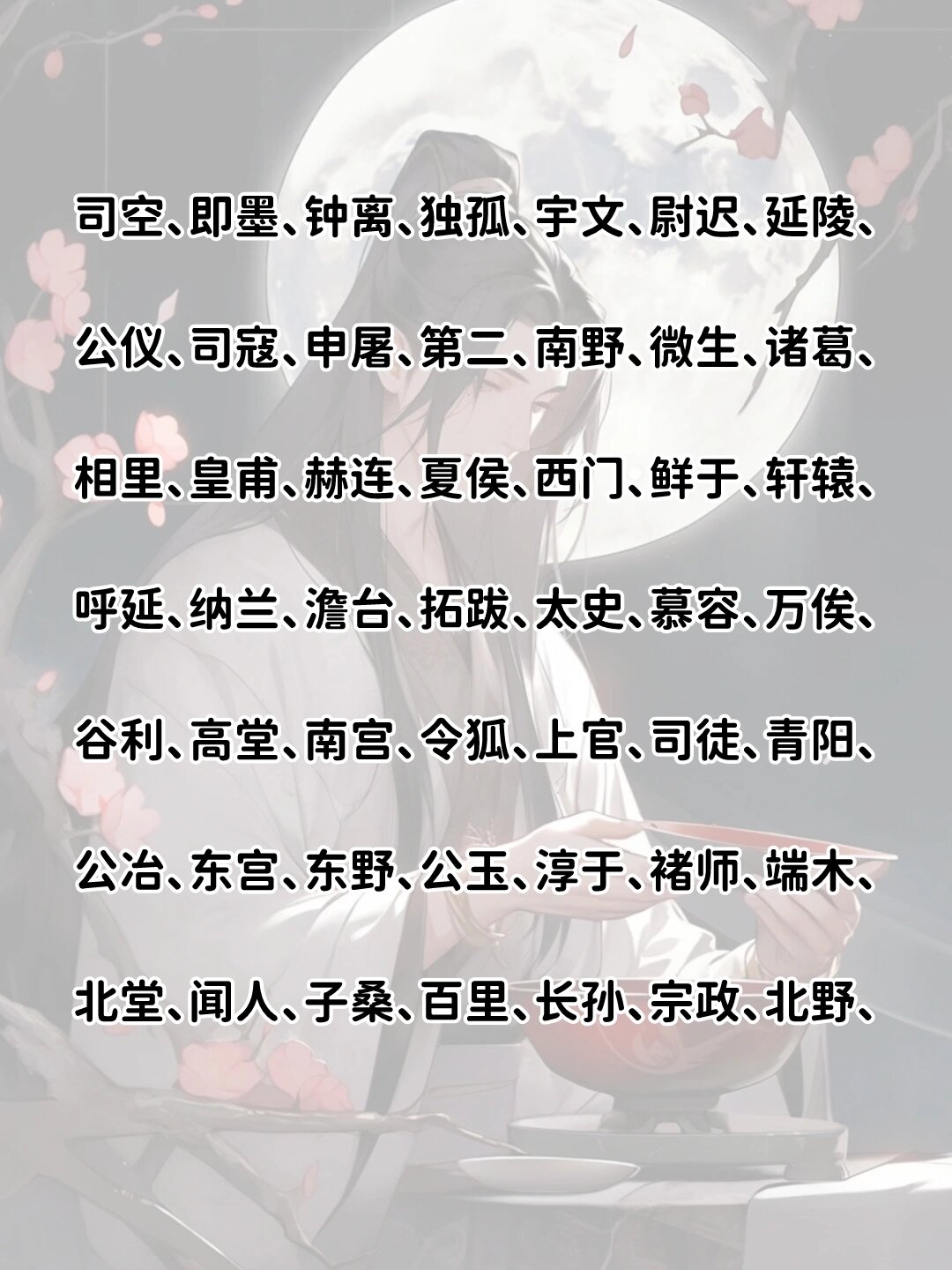 百家姓完整版翻译
