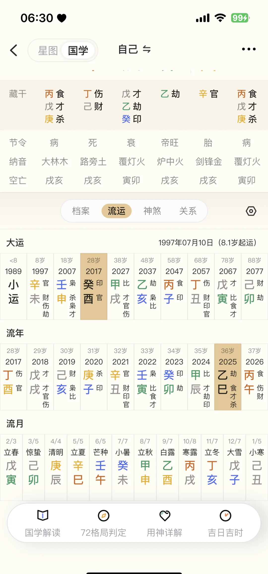 真太阳时八字排盘教程