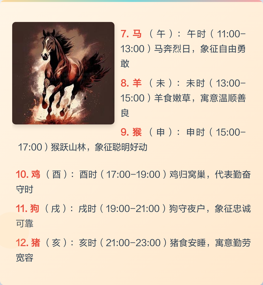 全面属相标准