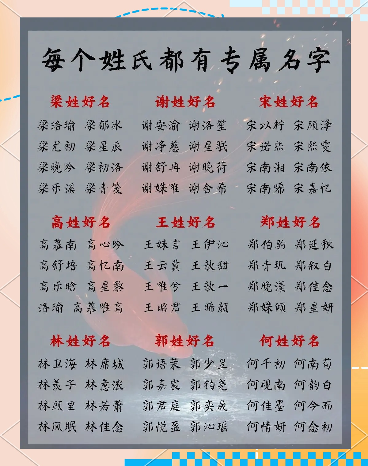 稀有姓氏