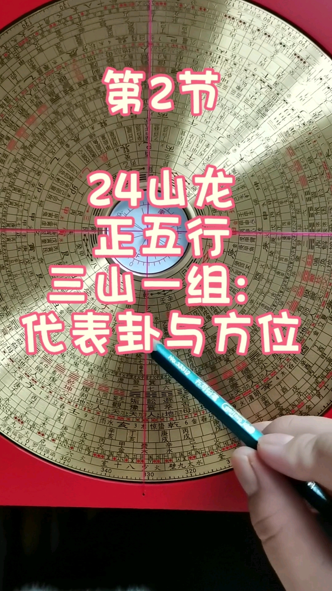 罗盘二十四山向口诀