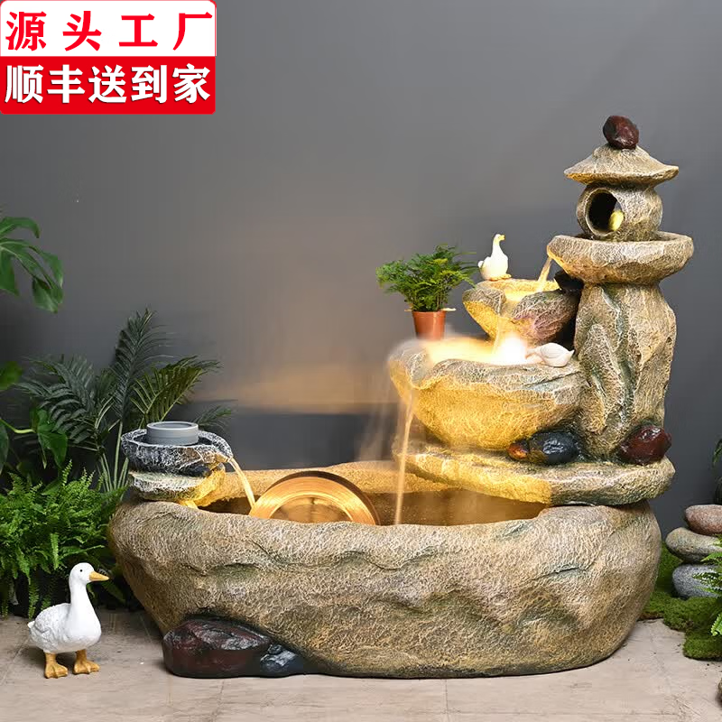 庭院假山鱼池风水方位设计效果图 庭院假山鱼池风水方位设计效果图