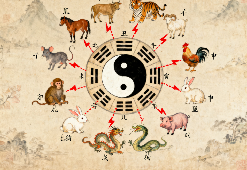12生肖对冲的生肖表图 12生肖对冲的生肖表图