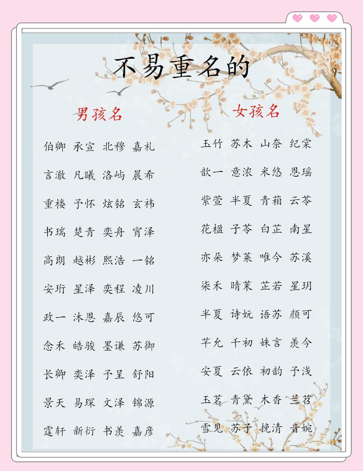 起名字起名男宝宝(取名字大全男孩名字)