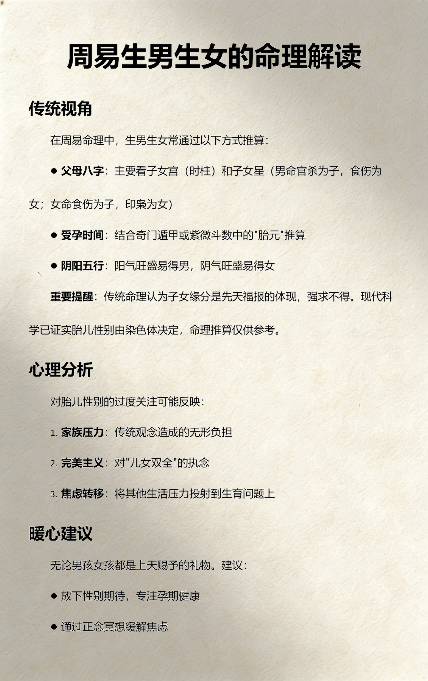 八字看生男生女的技巧(八字看生男生女口诀举例说明)