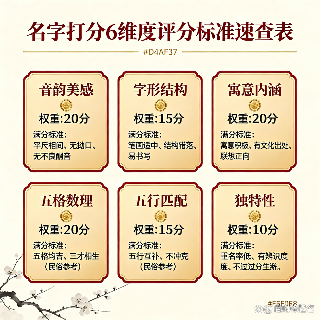 名字打分网(姓名测试打分网)