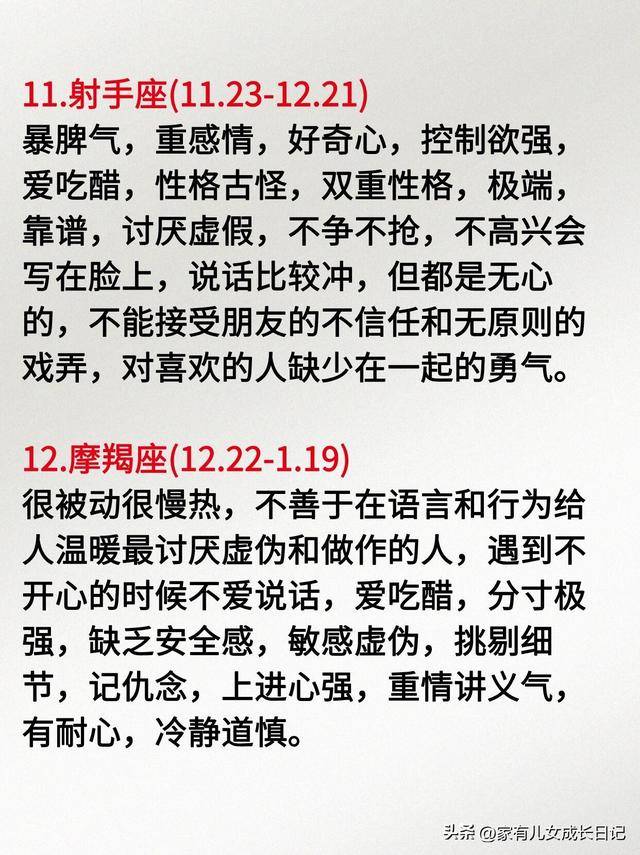 星座解析性格特点测试(星座解析性格特点测试免费版) 星座解析性格特点测试(星座解析性格特点测试免费版)