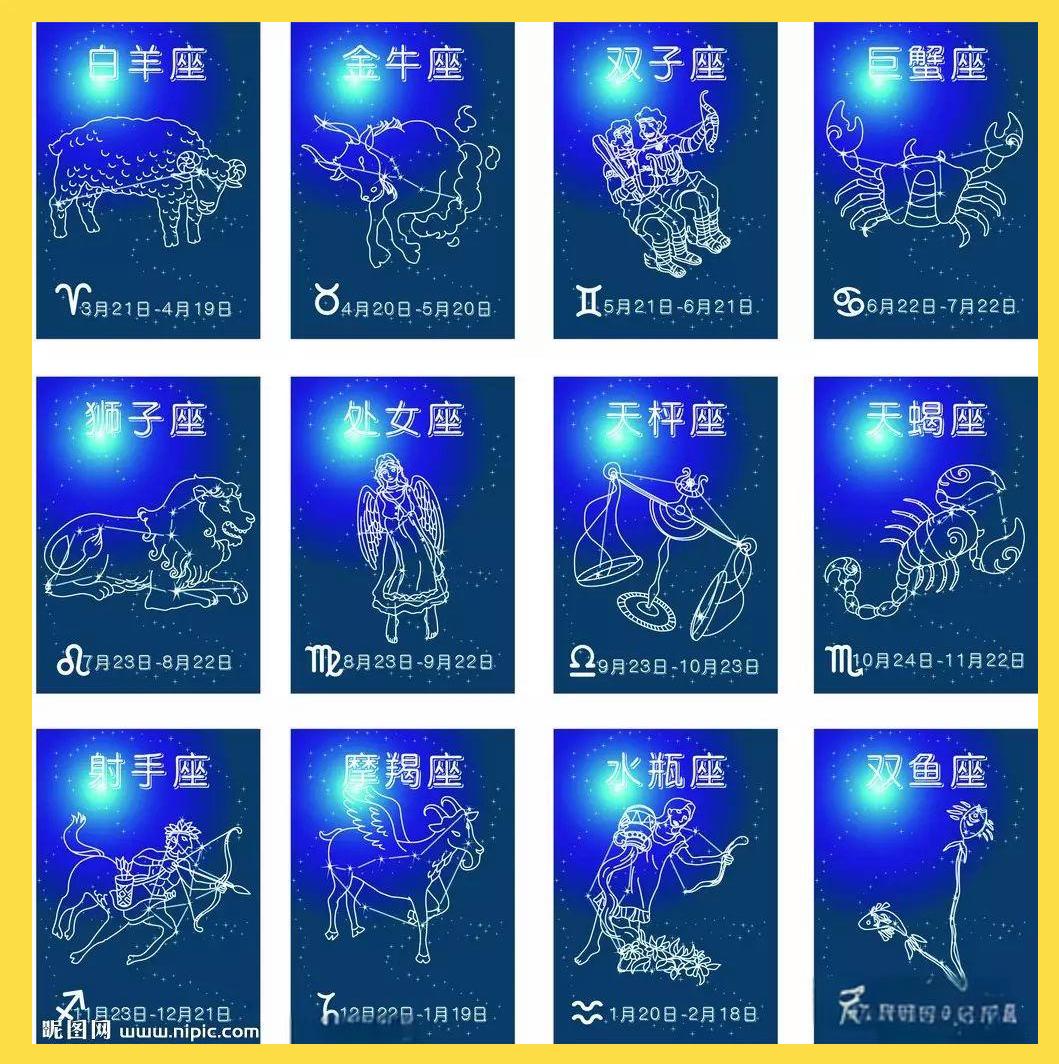 12星座的月份表公历(12星座12星座的月份表) 12星座的月份表公历(12星座12星座的月份表)