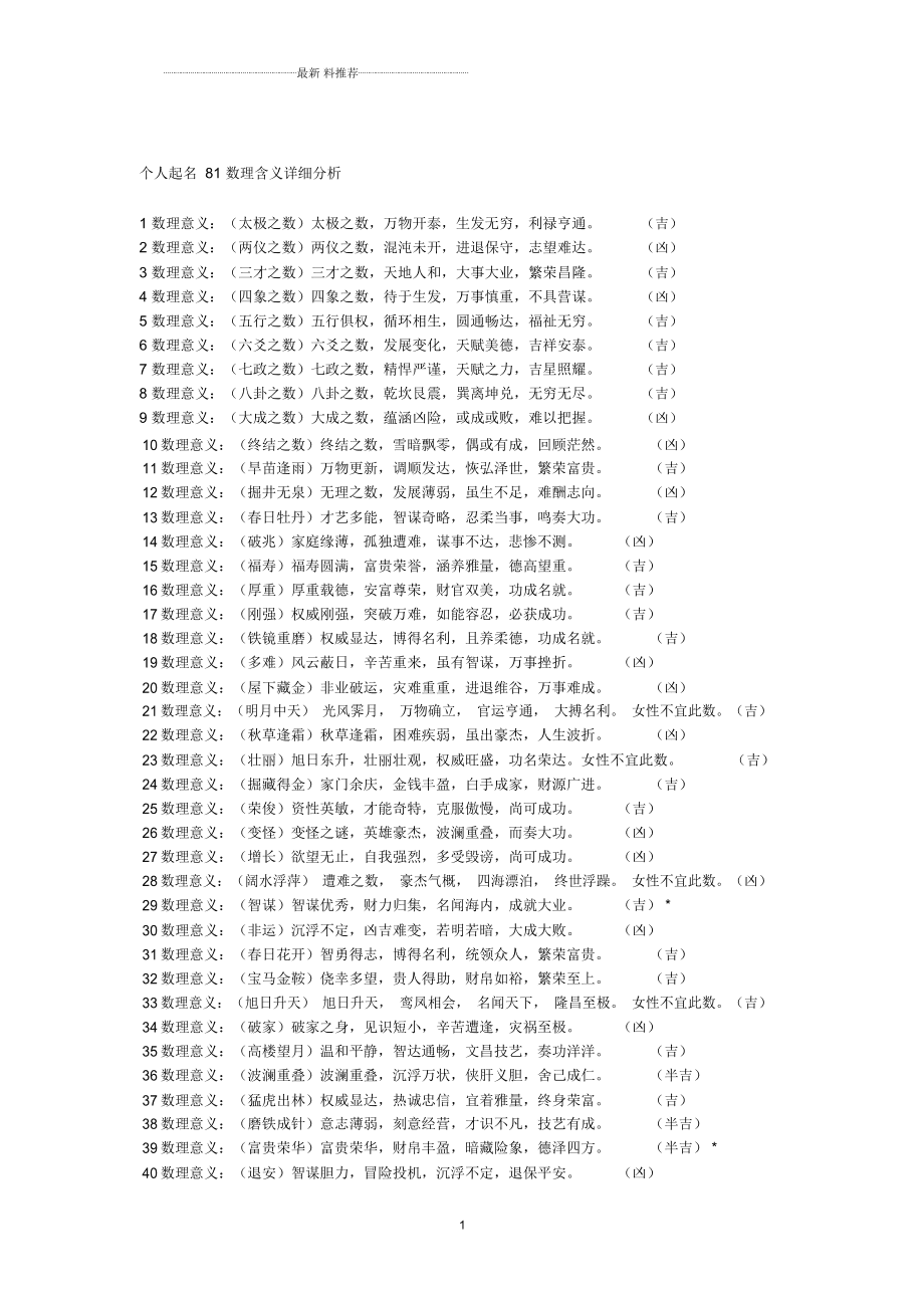 姓名吉凶预测(姓名吉凶免费测试入口)