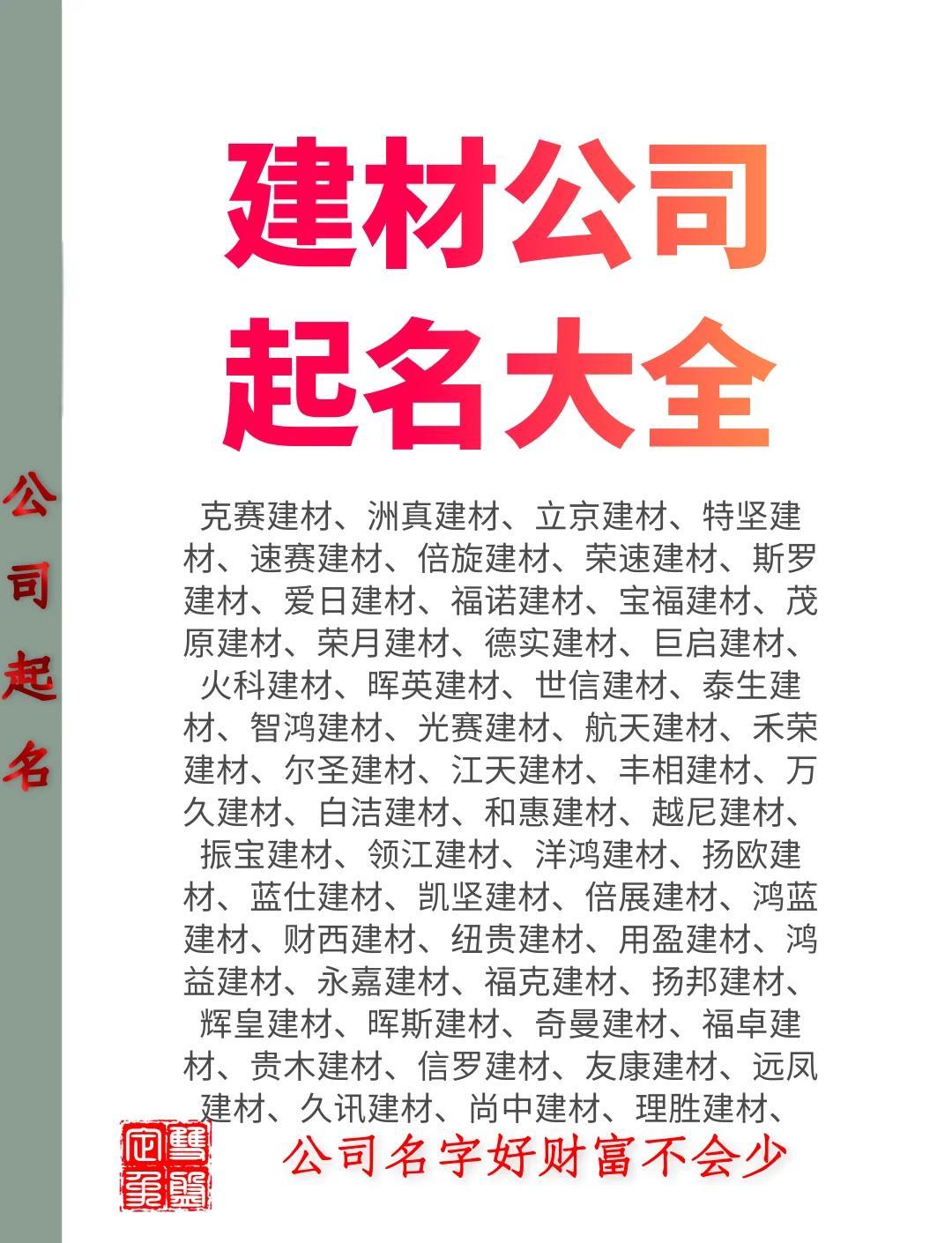 公司起名(公司起名测吉凶)