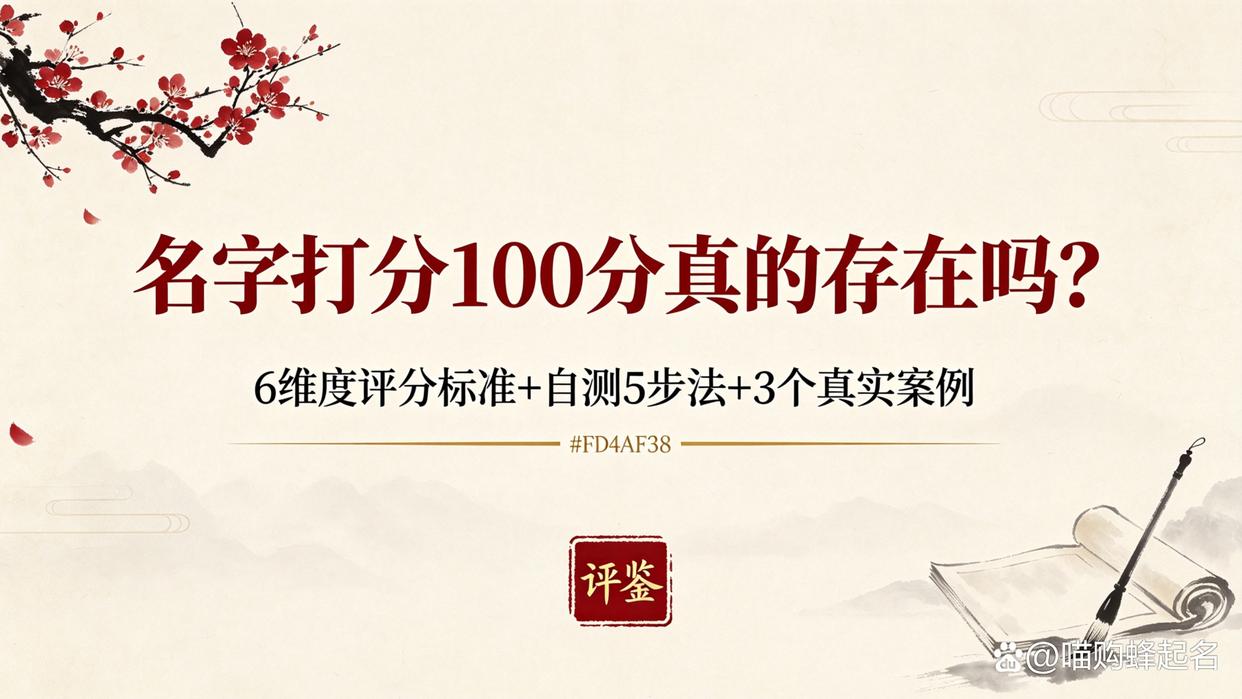 姓名打分打分(姓名打分查询免费)