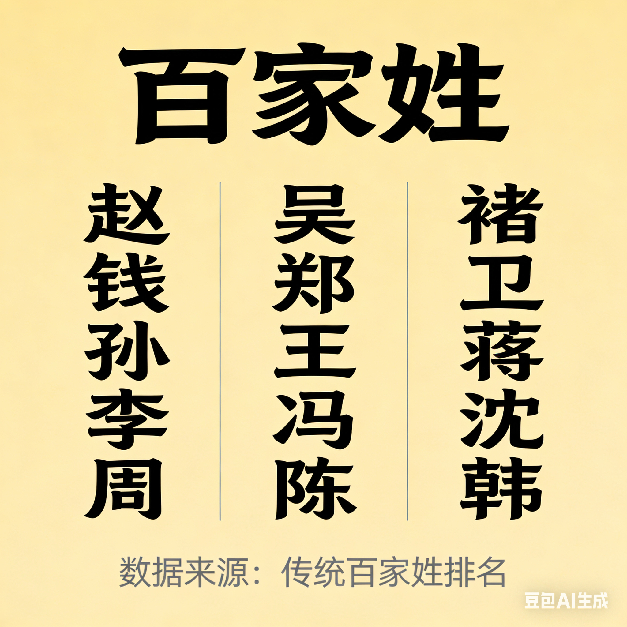 百家姓赵钱孙李带拼音朗读(百家姓一览表带拼音)