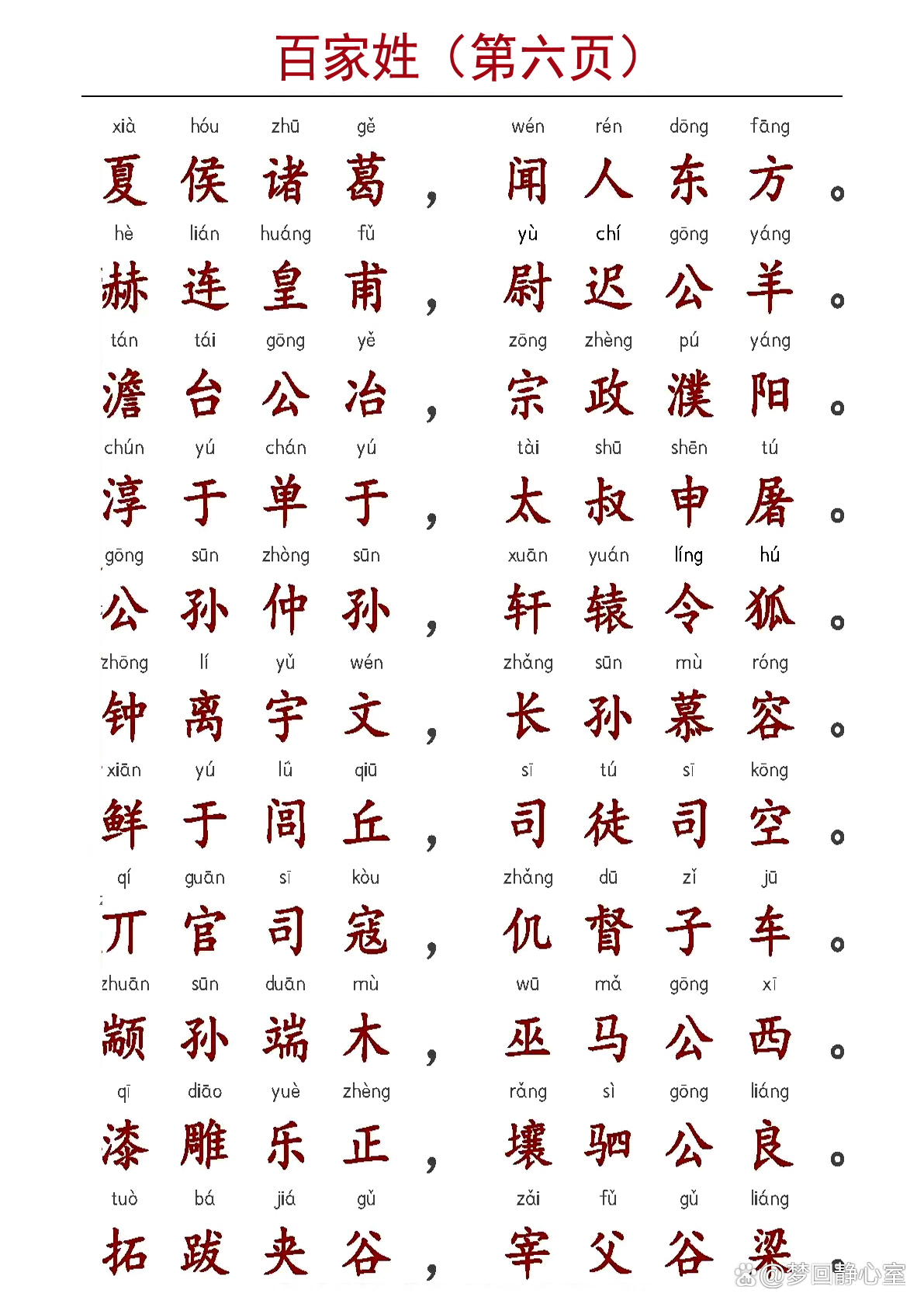 新百家姓大全全篇(新百家姓的姓氏解析)