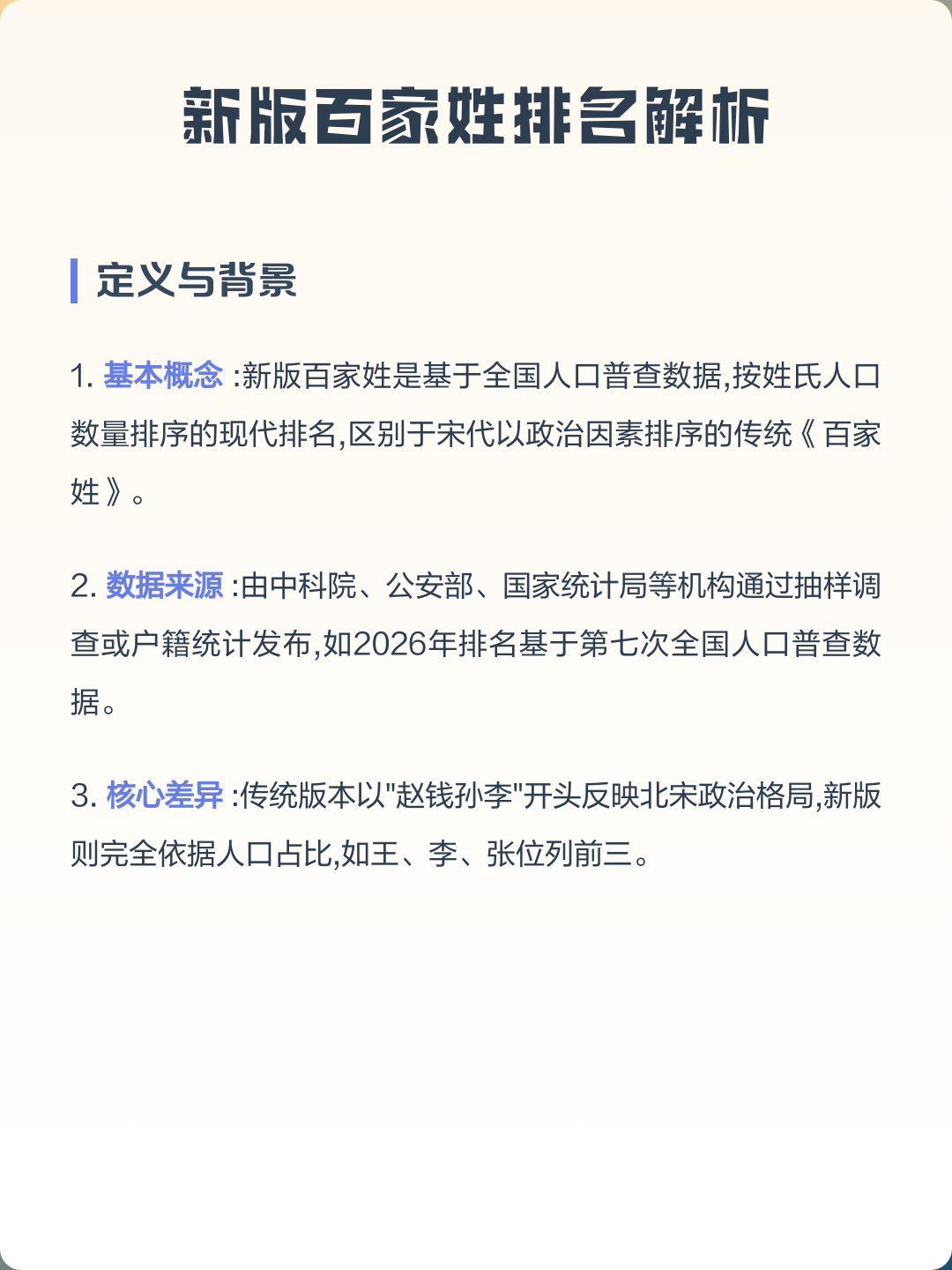 百家姓排序有什么规律(百家姓排序的依据是什么)