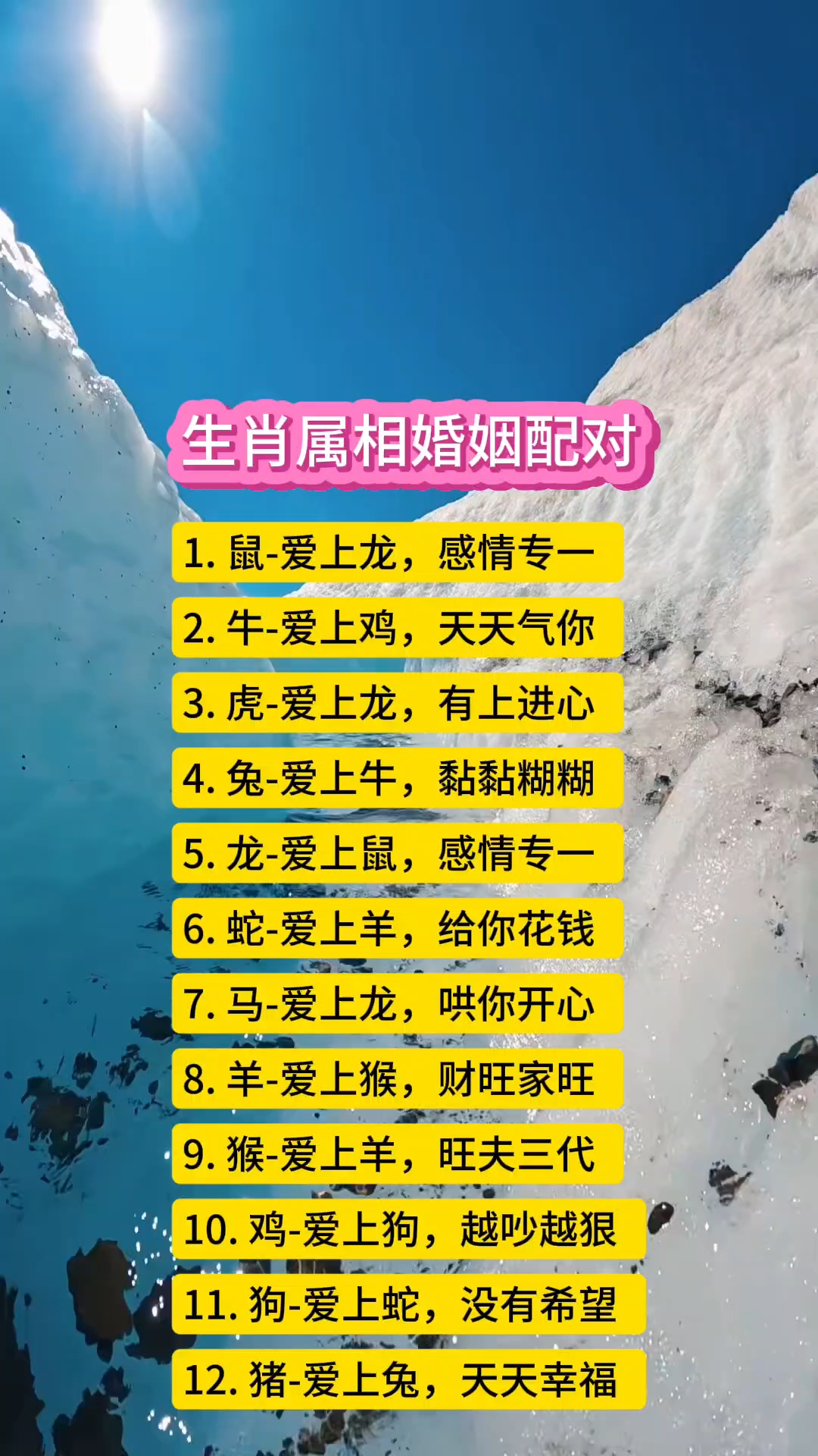 12生肖配对姻缘表(十二生肖婚配配对表查询) 12生肖配对姻缘表(十二生肖婚配配对表查询)