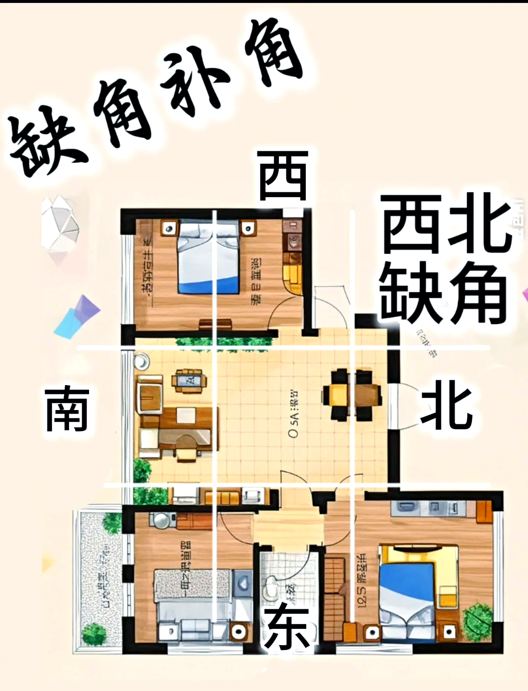房子西北角缺角怎么化解(房子西北角缺角怎么化解风水) 房子西北角缺角怎么化解(房子西北角缺角怎么化解风水)