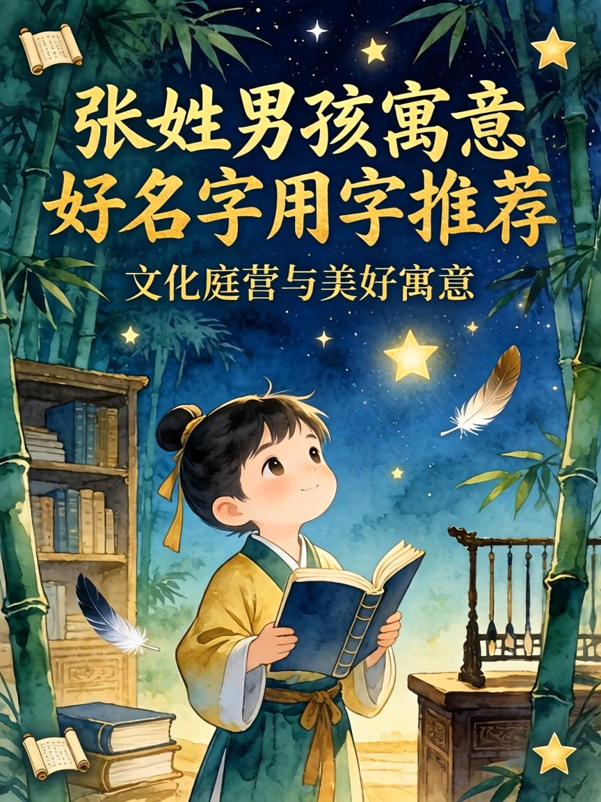 张姓名字大全男孩(张姓男孩20字霸气名字)