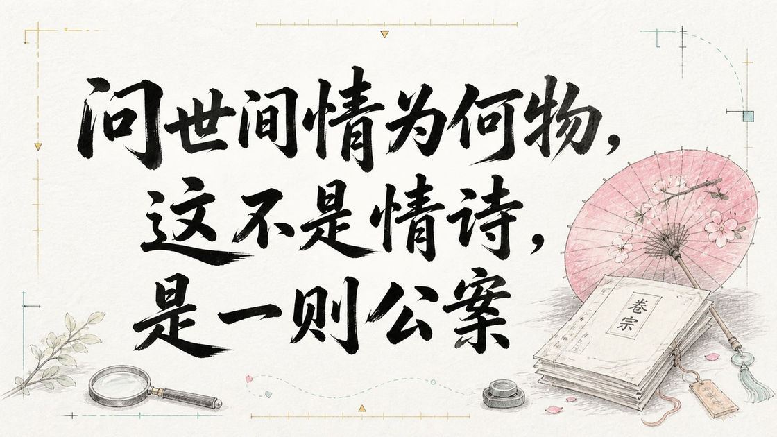 问世间情为何物全诗词(问世间情为何物全诗词拼音)