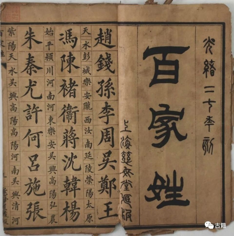 百家姓高排第几(百家姓排名段排第几)