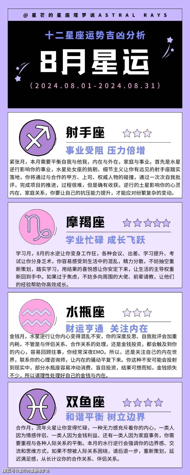 2020星座运势(新浪星座2020运势) 2020星座运势(新浪星座2020运势)