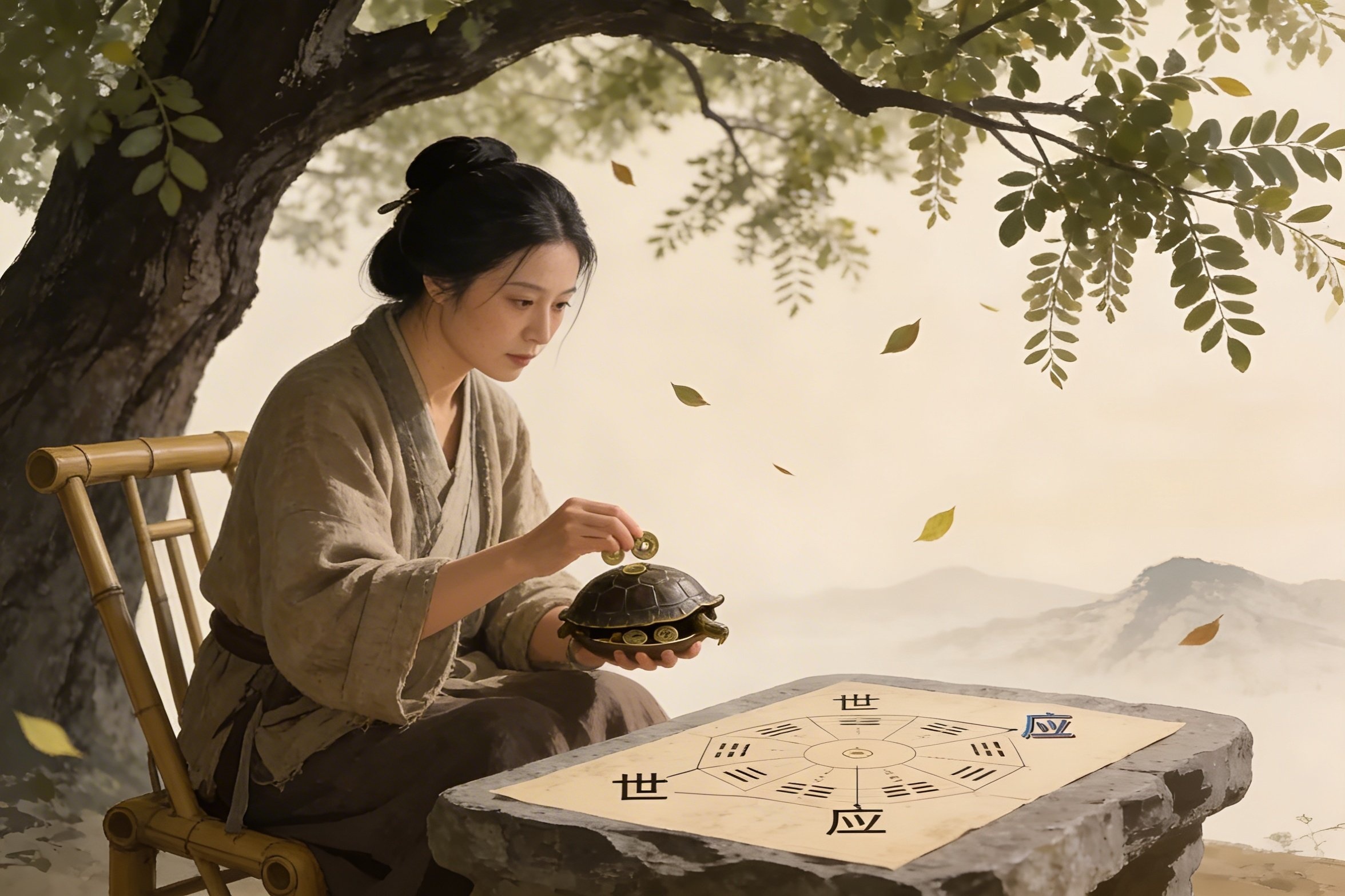 六爻占卜免费每日一卦(六爻占卜免费每日一卦步骤)