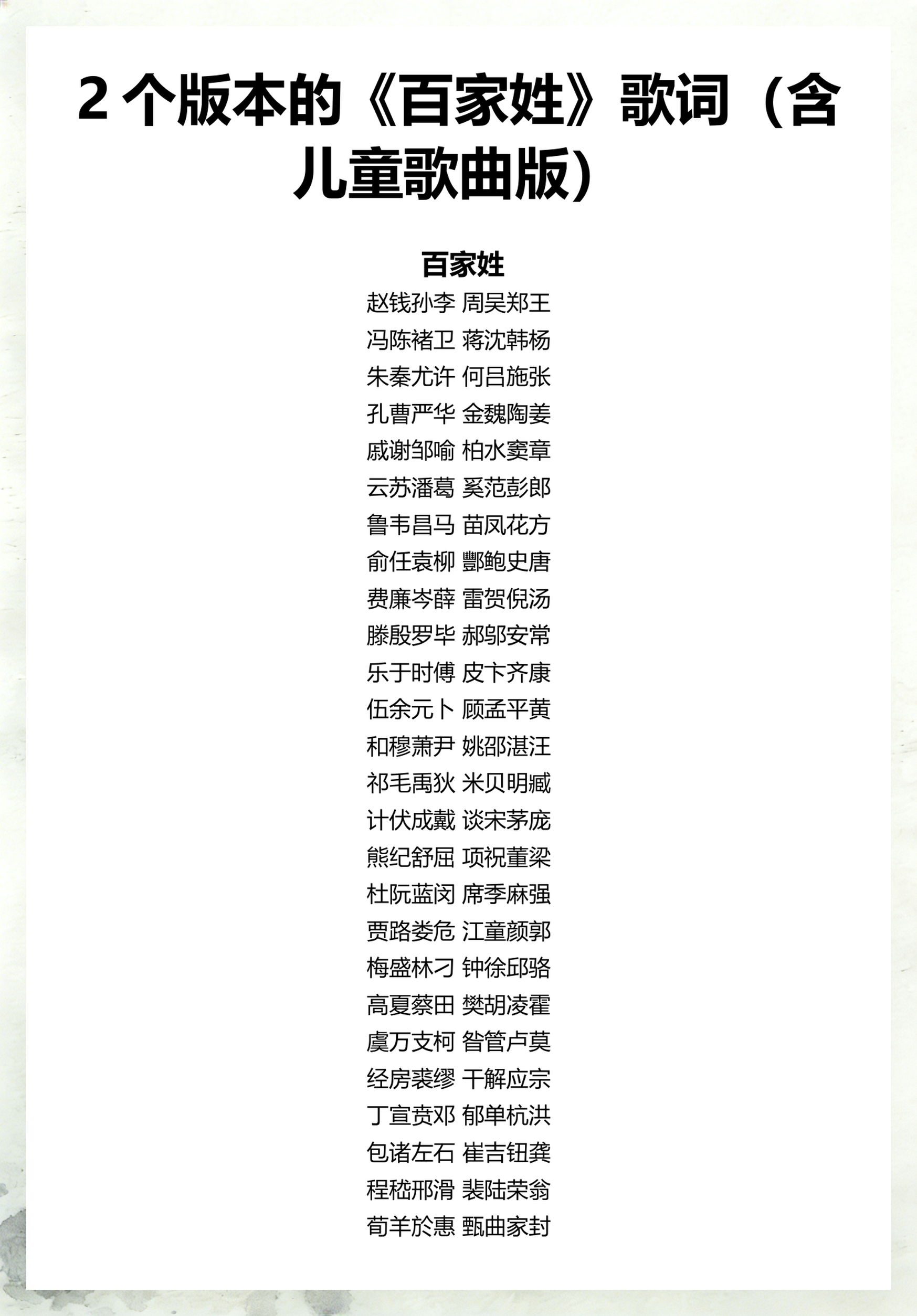 赵钱孙李是怎么排到百家姓前三的(百家姓赵钱孙李周吴郑王为何排前面) 赵钱孙李是怎么排到百家姓前三的(百家姓赵钱孙李周吴郑王为何排前面)