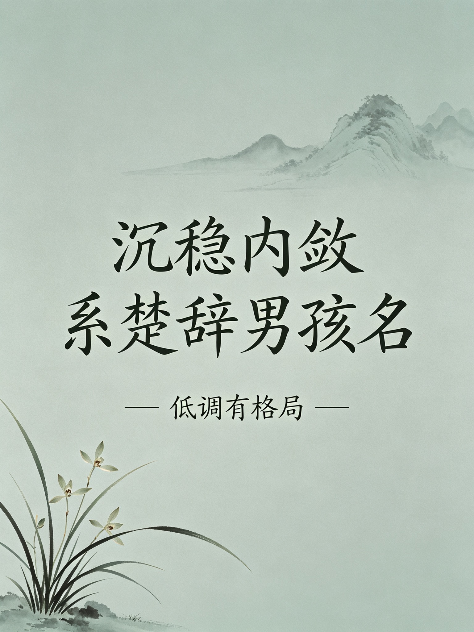 楚辞起名(楚辞取名女孩名字推荐)