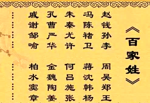百家姓是按照什么方式排列的(百家姓是按照政治地位排列的吗)