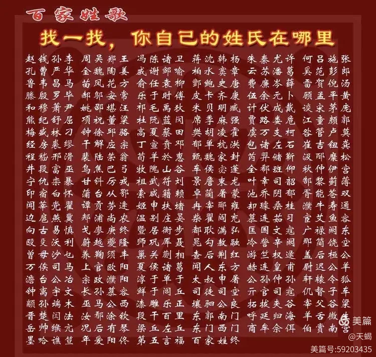 百家姓诸顺序怎么念(百家姓顺序是怎么排的) 百家姓诸顺序怎么念(百家姓顺序是怎么排的)