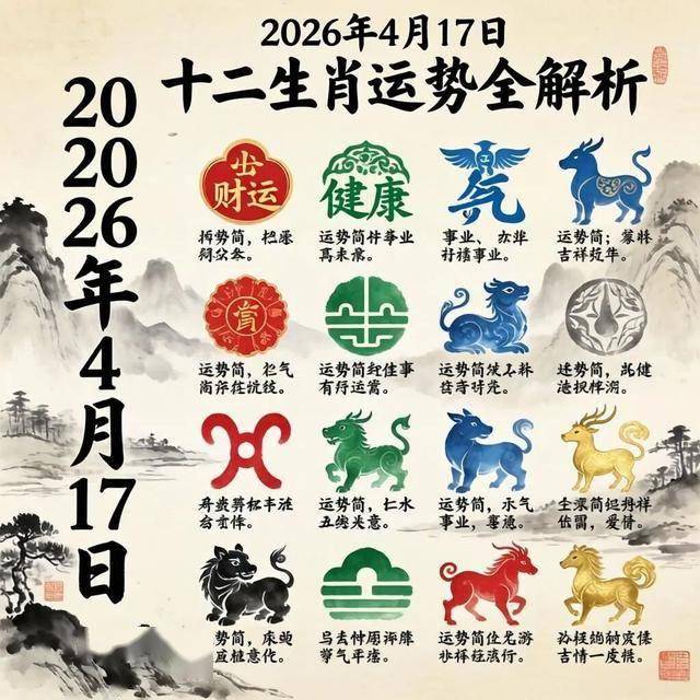 2026年生肖运程完整版免费(2026年生肖运势免费测算网站)