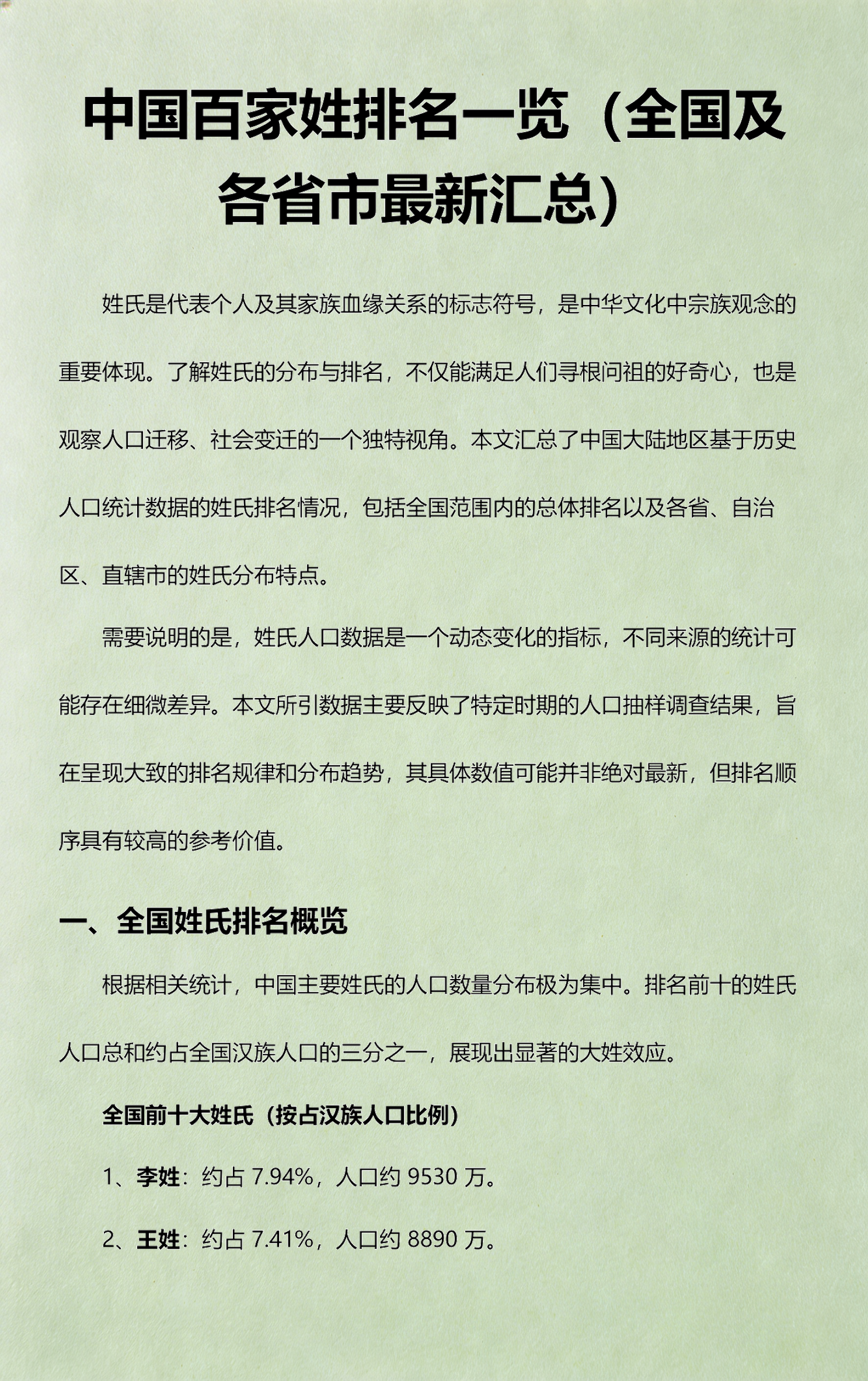 最新版的百家姓(最新版的百家姓姓)