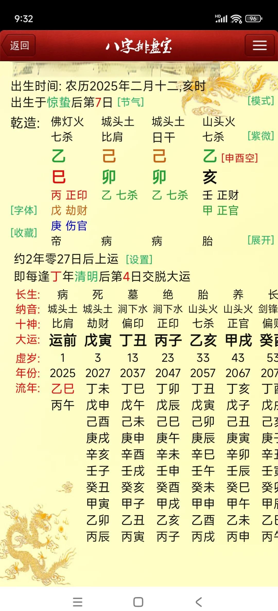 生辰八字对照表排盘(生辰八字排盘免费版教程) 生辰八字对照表排盘(生辰八字排盘免费版教程)