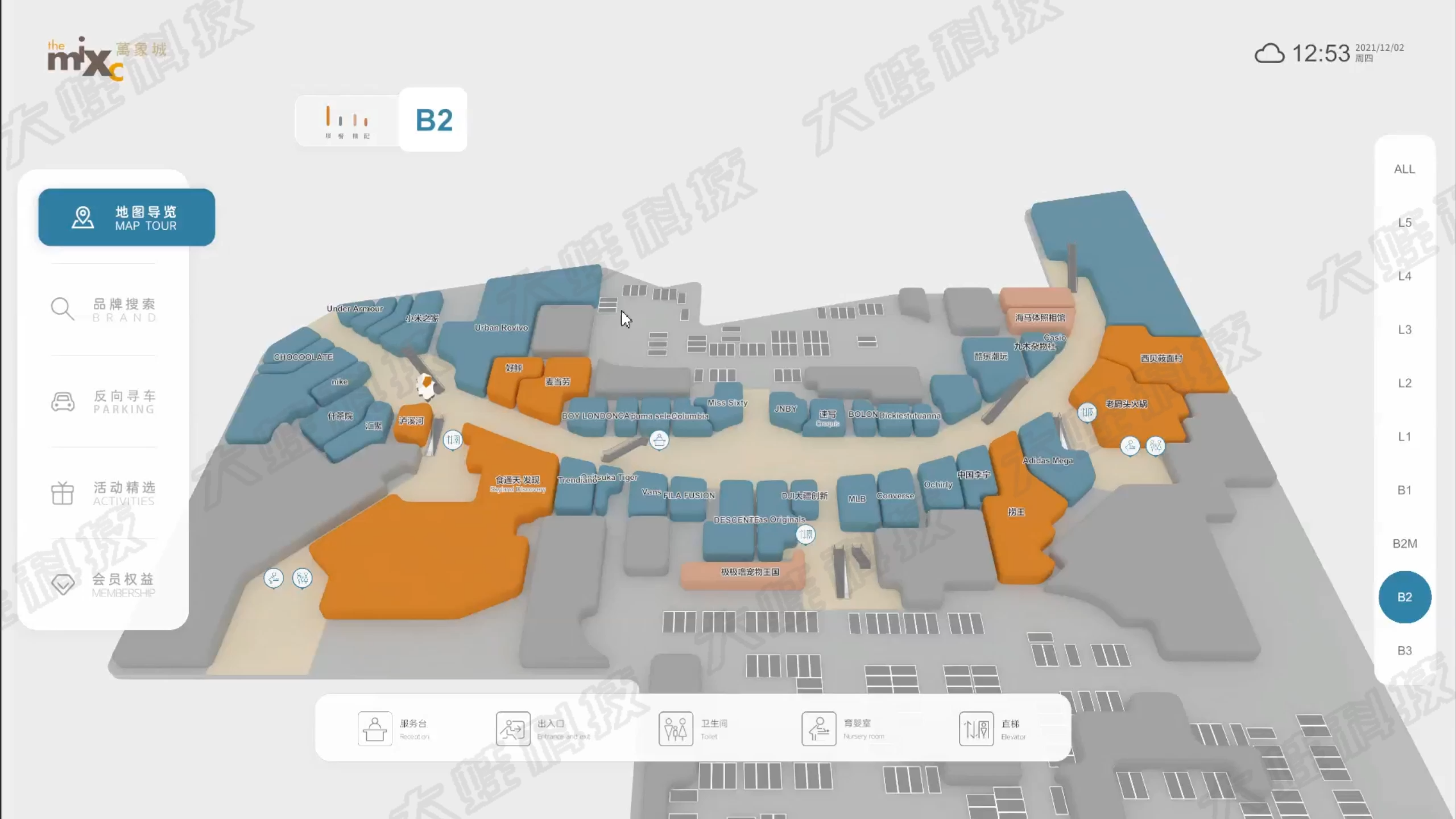 南宁万象城楼层导购图(南宁万象城各楼层品牌详细分布表) 南宁万象城楼层导购图(南宁万象城各楼层品牌详细分布表)