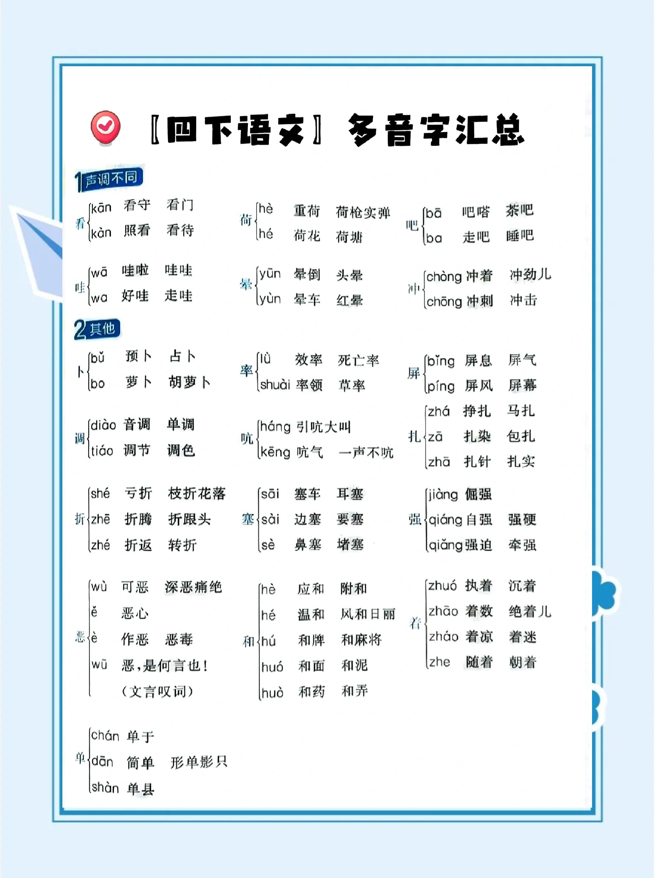 卜多音字大全(卜多音字有什么)