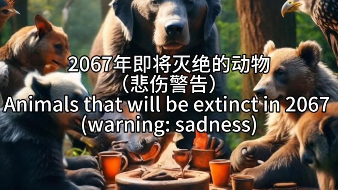 三个已灭绝的动物(已灭绝的七个动物最后的影片)