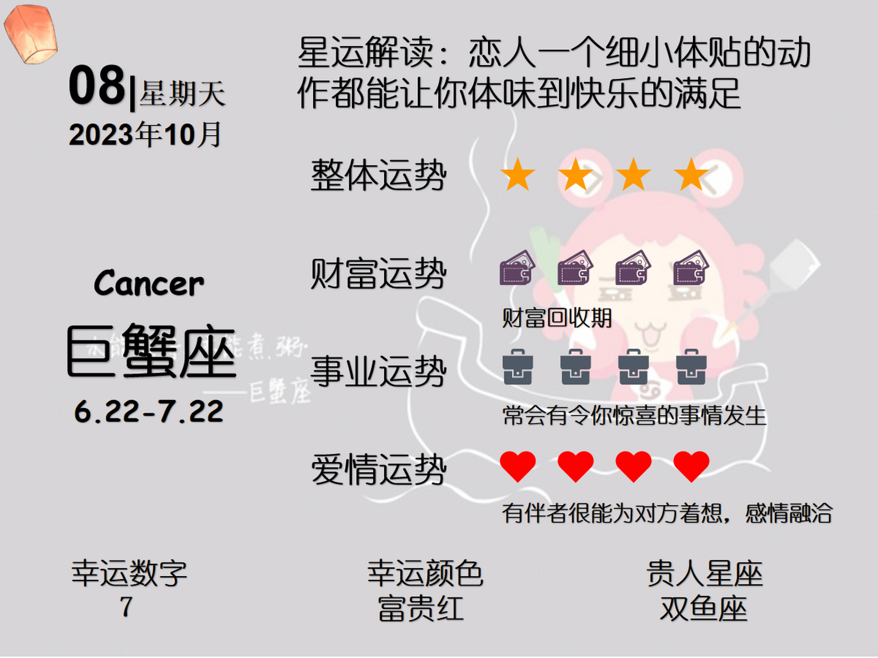狮子座每月运势查询(狮子座女生每月运势怎么走)