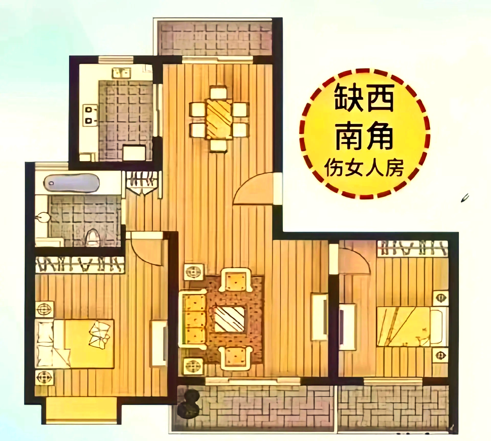 房屋风水布局凶局图(房屋风水格局大全含图)